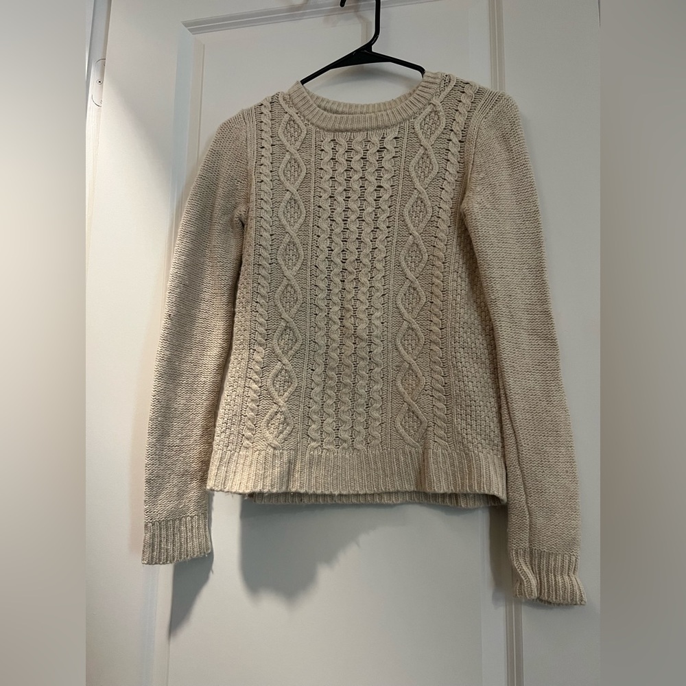 J. Crew Cable Knit Sweater
